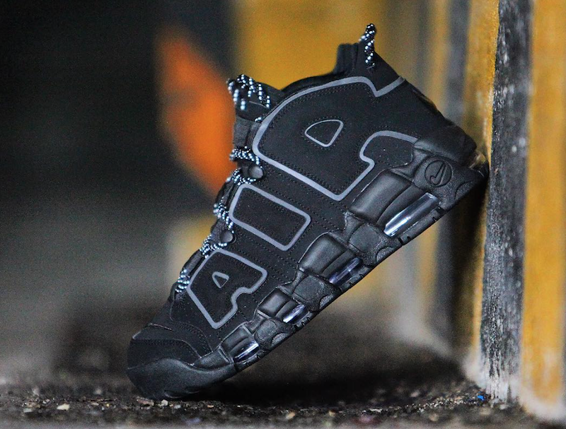 Nike Air More Uptempo "Blackout Reflective"