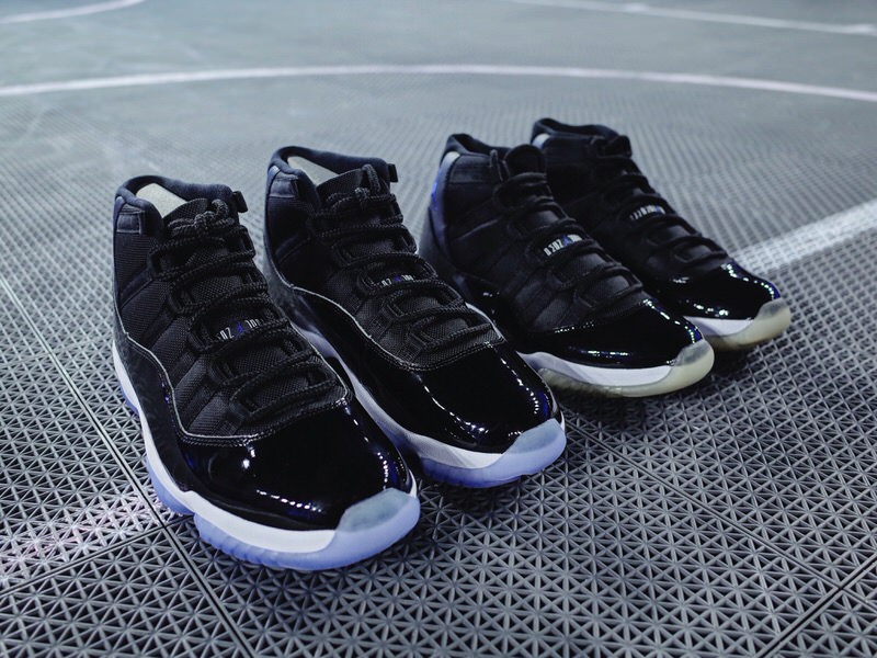 Air Jordan 11 "Space Jam" 2009 vs. 2016 Comparison