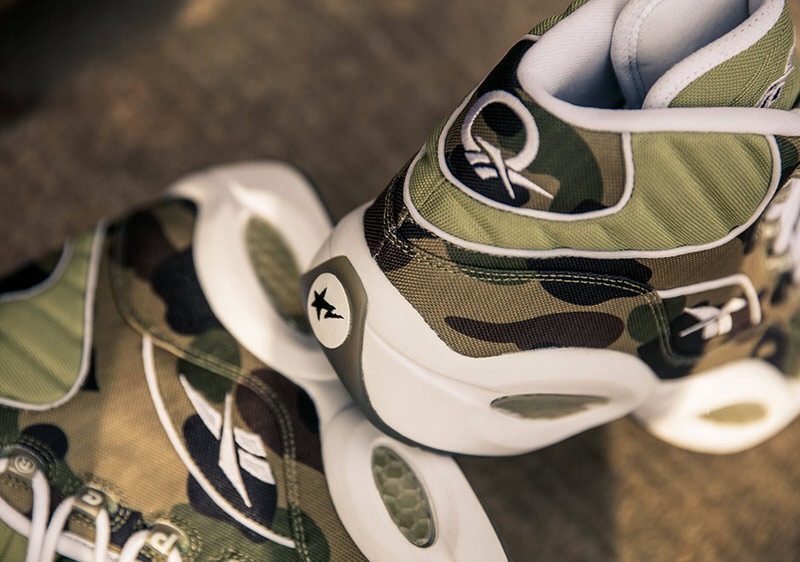 BAPE x mita sneakers x Reebok Question "1st Camo"