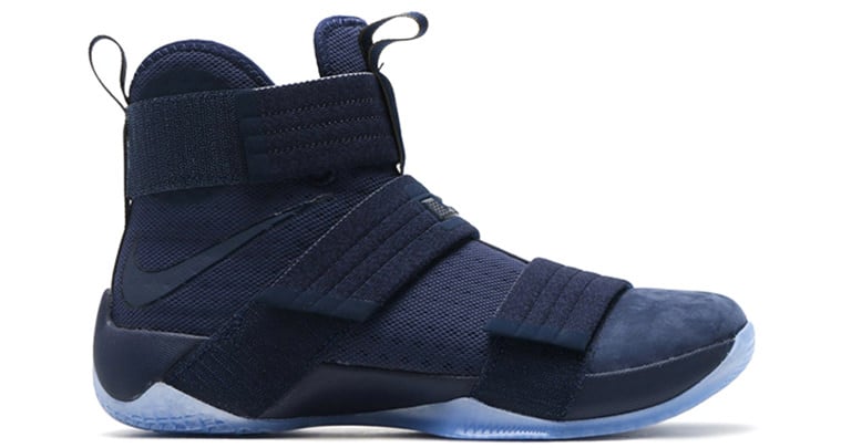 Nike LeBron Soldier 10 Suede Toe "Midnight Navy"