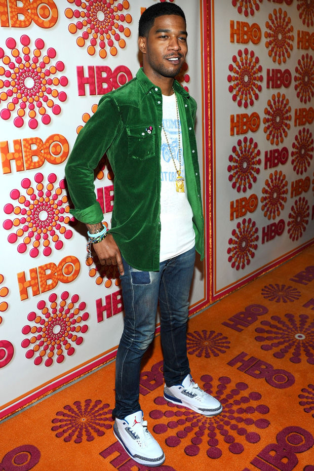 Kid Cudi in the Air Jordan 3 "True Blue"