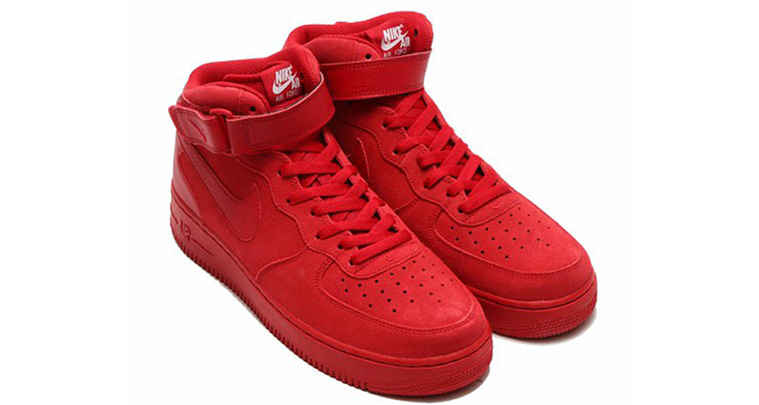 Nike Air Force 1 Mid "Red"