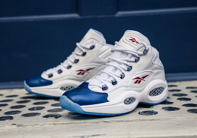 reebok question mid blue