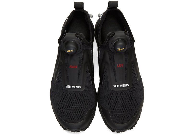 Vetements x Reebok Pump Supreme "Black"