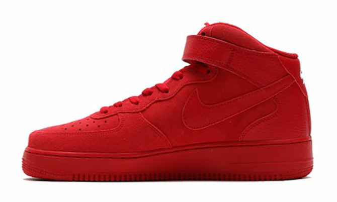 Nike Air Force 1 Mid "Red"