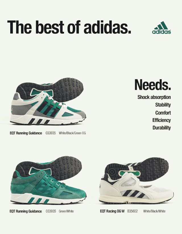 Adidas Relives an Attitude and Approach to Design with the Adidas EQT ...