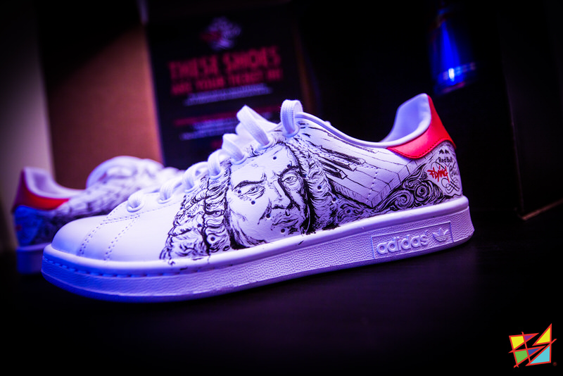 adidas Stan Smith "Flying Bach" Custom by Bomster-Jabs Studio