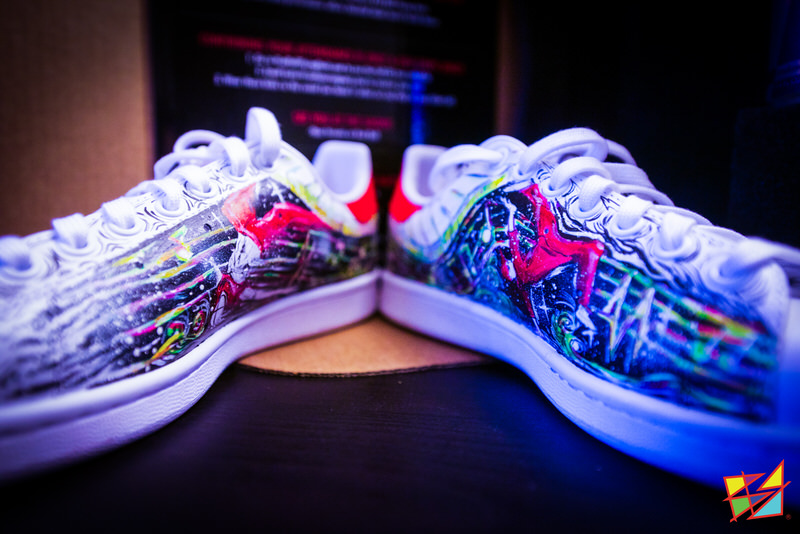 adidas Stan Smith "Flying Bach" Custom by Bomster-Jabs Studio