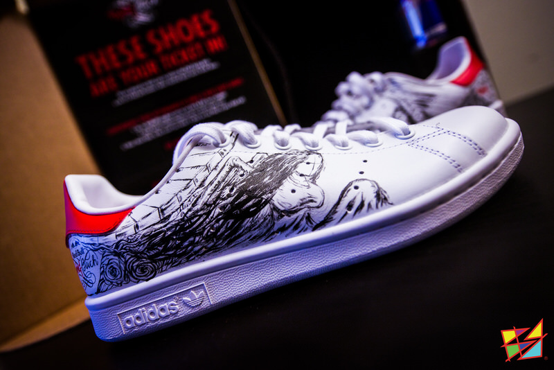 adidas Stan Smith "Flying Bach" Custom by Bomster-Jabs Studio