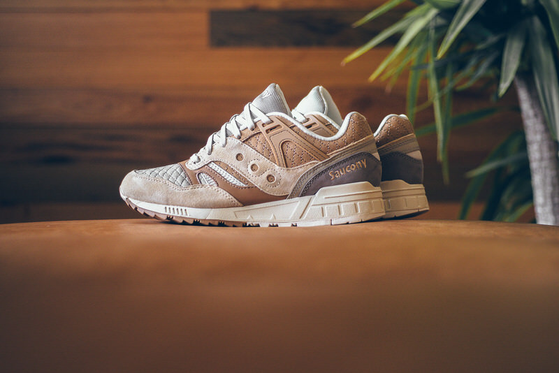 Saucony Grid SD Quilted Tan/Grey