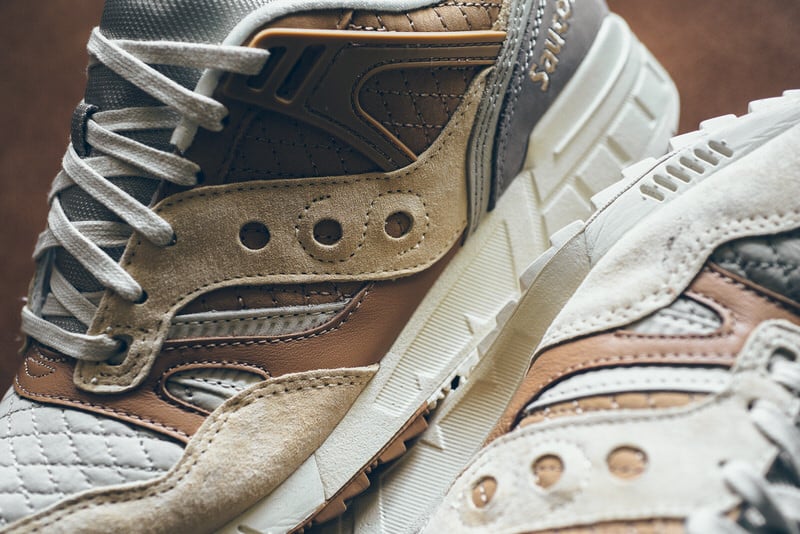Saucony Grid SD Quilted Tan/Grey