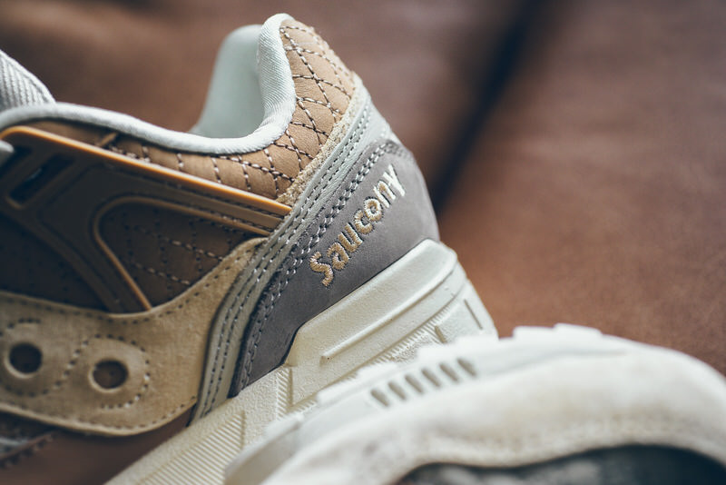 Saucony Grid SD Quilted Tan/Grey