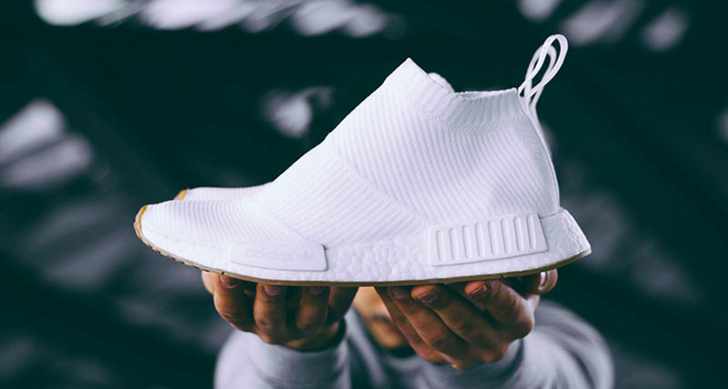 adidas City Sock White/Gum Drops February | Nice Kicks