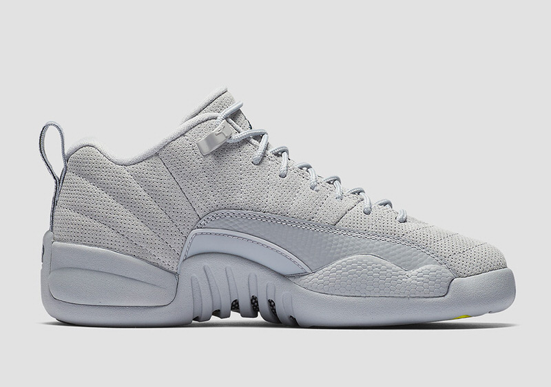 jordan 12 low grey