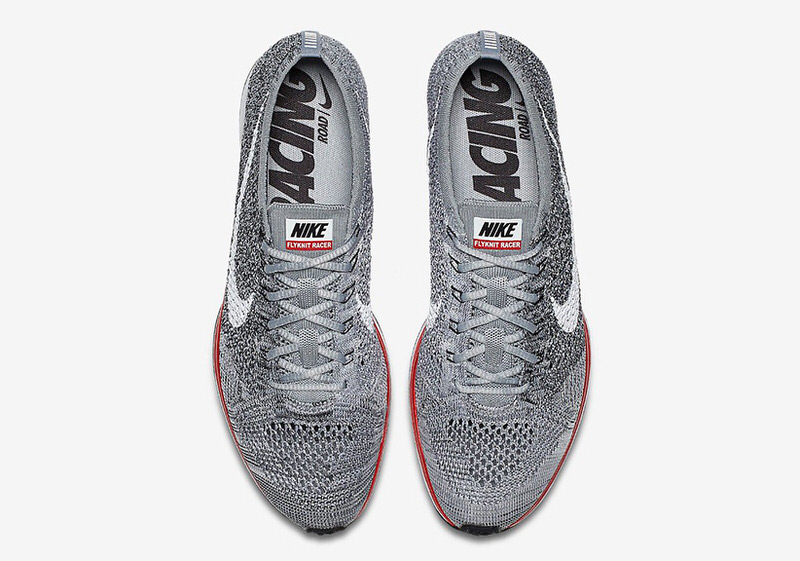 Nike Flyknit Racer Red/Wolf Grey