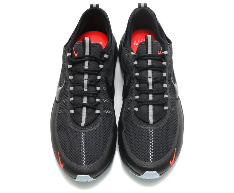 nike spiridon black bright crimson