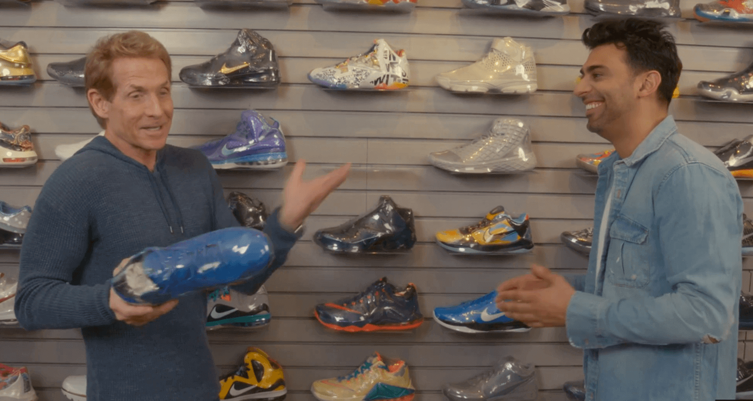 Joe La Puma Goes Sneaker Shopping with Skip Bayless