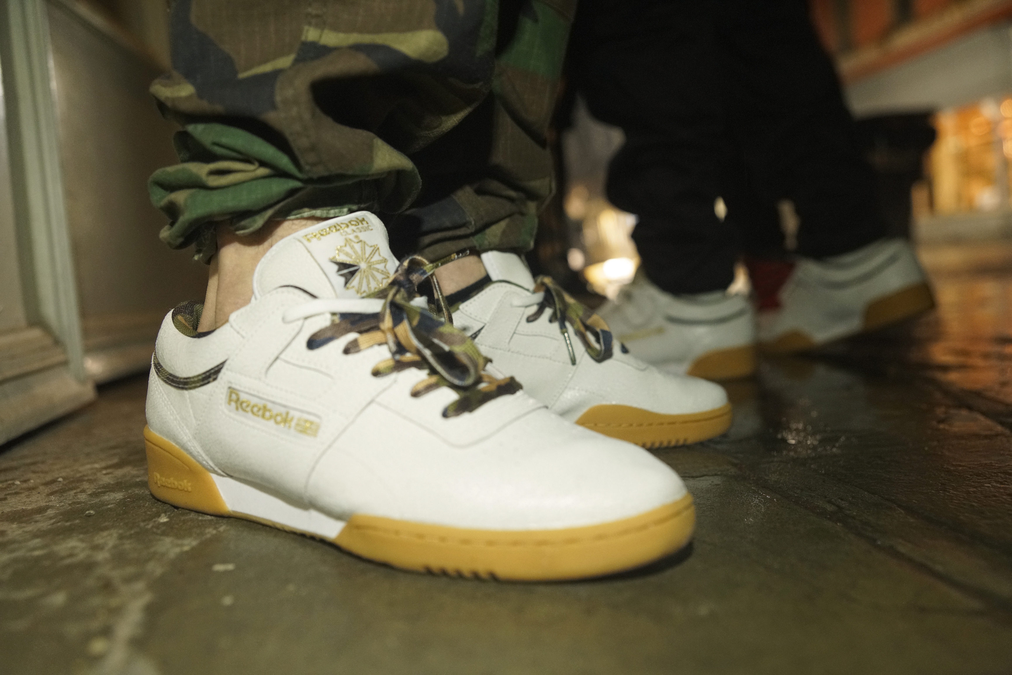 reebok x sneaker politics workout lo clean