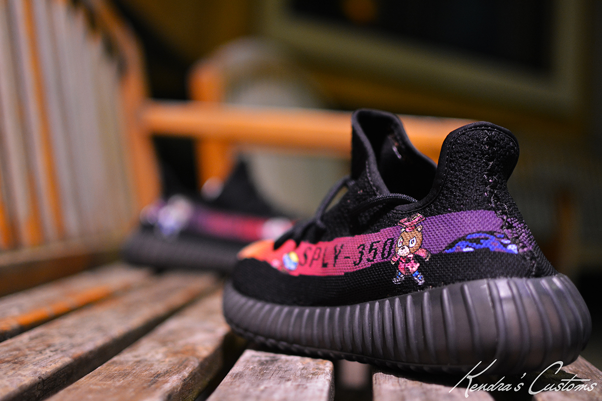 adidas Yeezy Boost 350 V2 Graduation Custom by Kendra's Customs