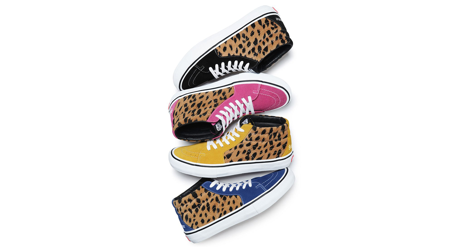 Supreme x Vans Leopard Collection