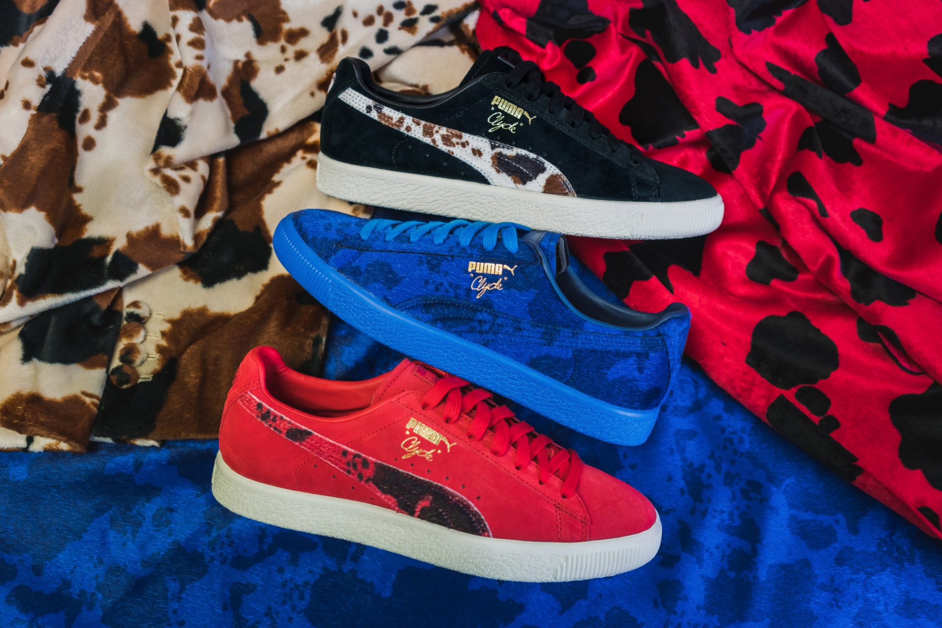 Packer x Puma Clyde “Cow Suits” Pack