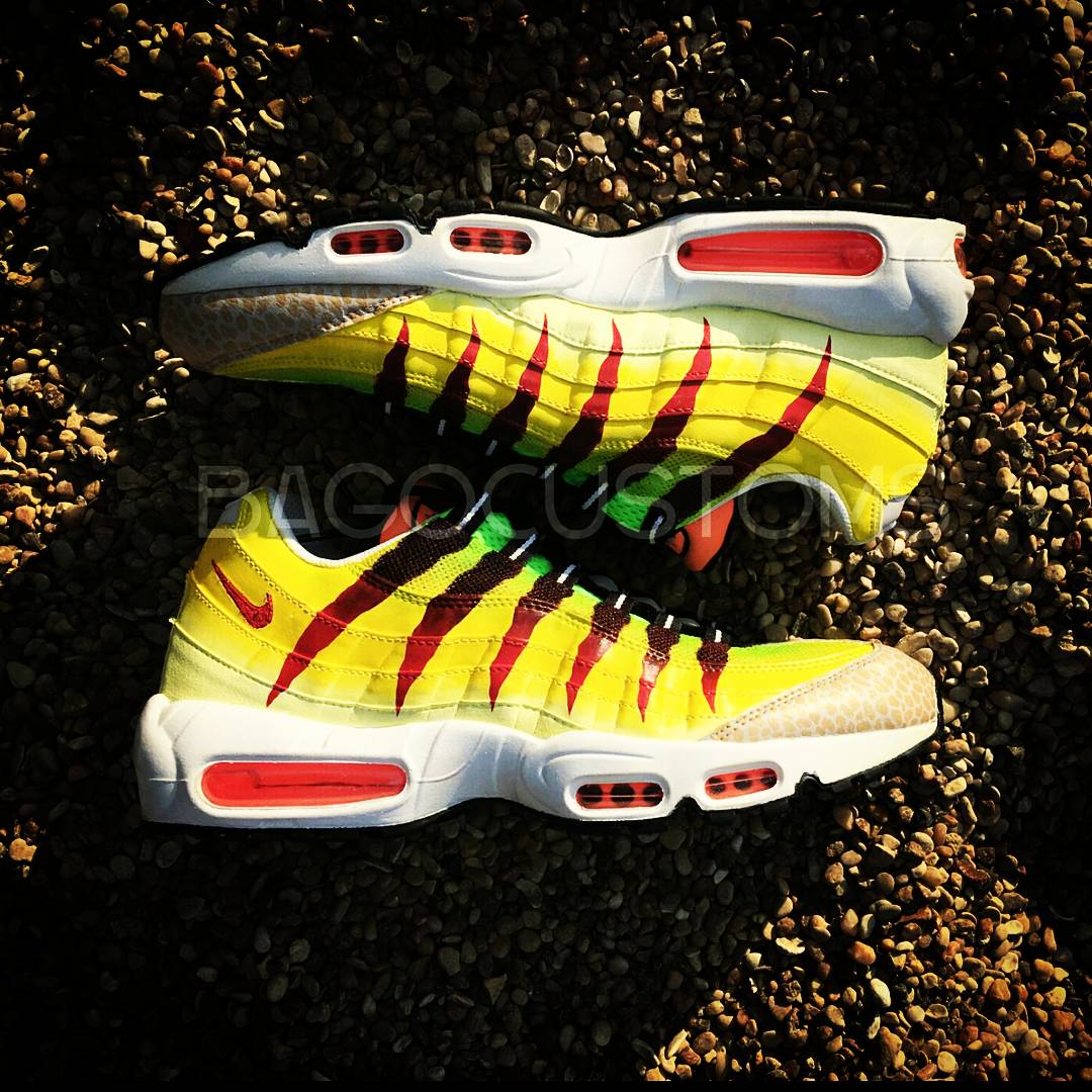 Nike Air Max 95 "Velociraptor" Custom by Bago Customs