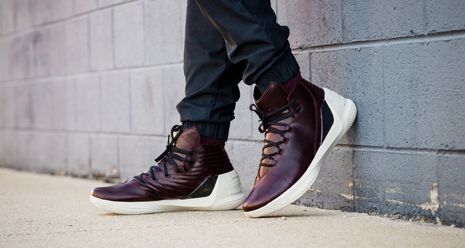 Under Armour Curry 3 Lux "Oxblood Leather"