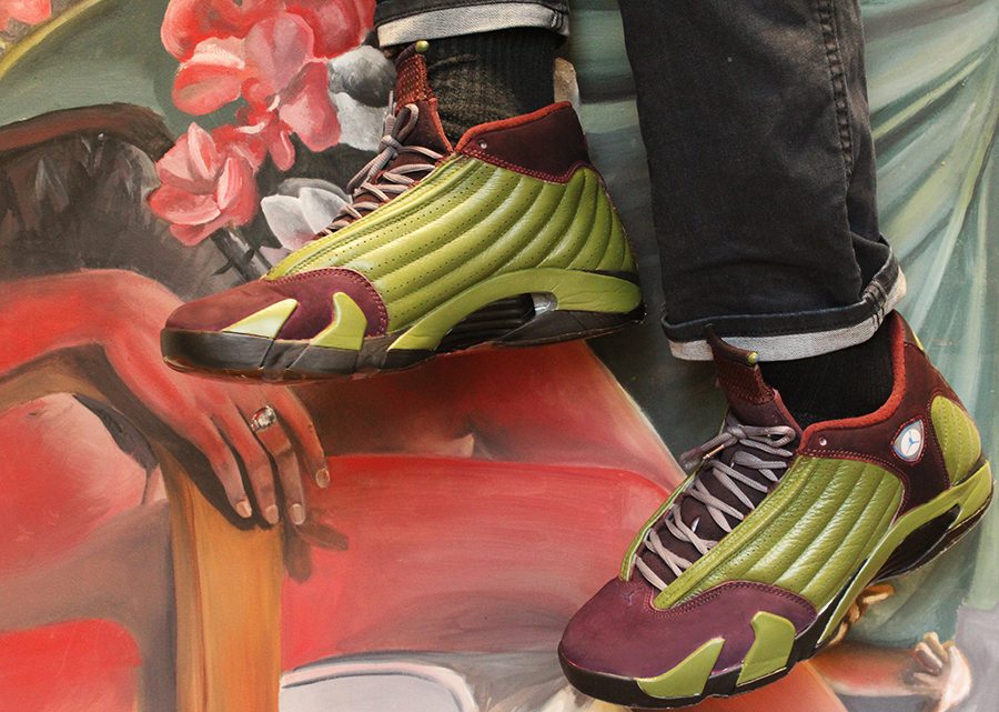 Air Jordan 14 Beef & Broccoli Custom by SneakerBeaterz