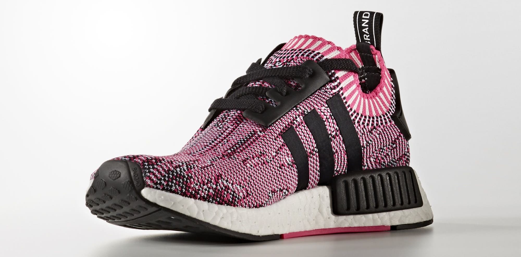 adidas nmd r1 primeknit pink rose