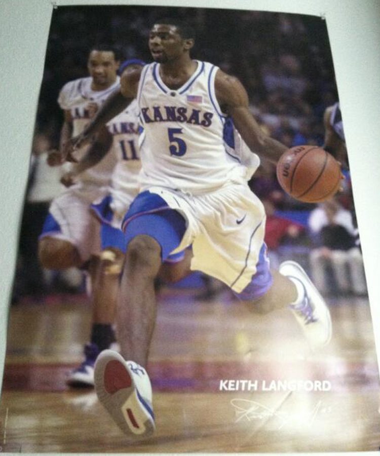 Keith Langford in the Air Jordan 3 True Blue