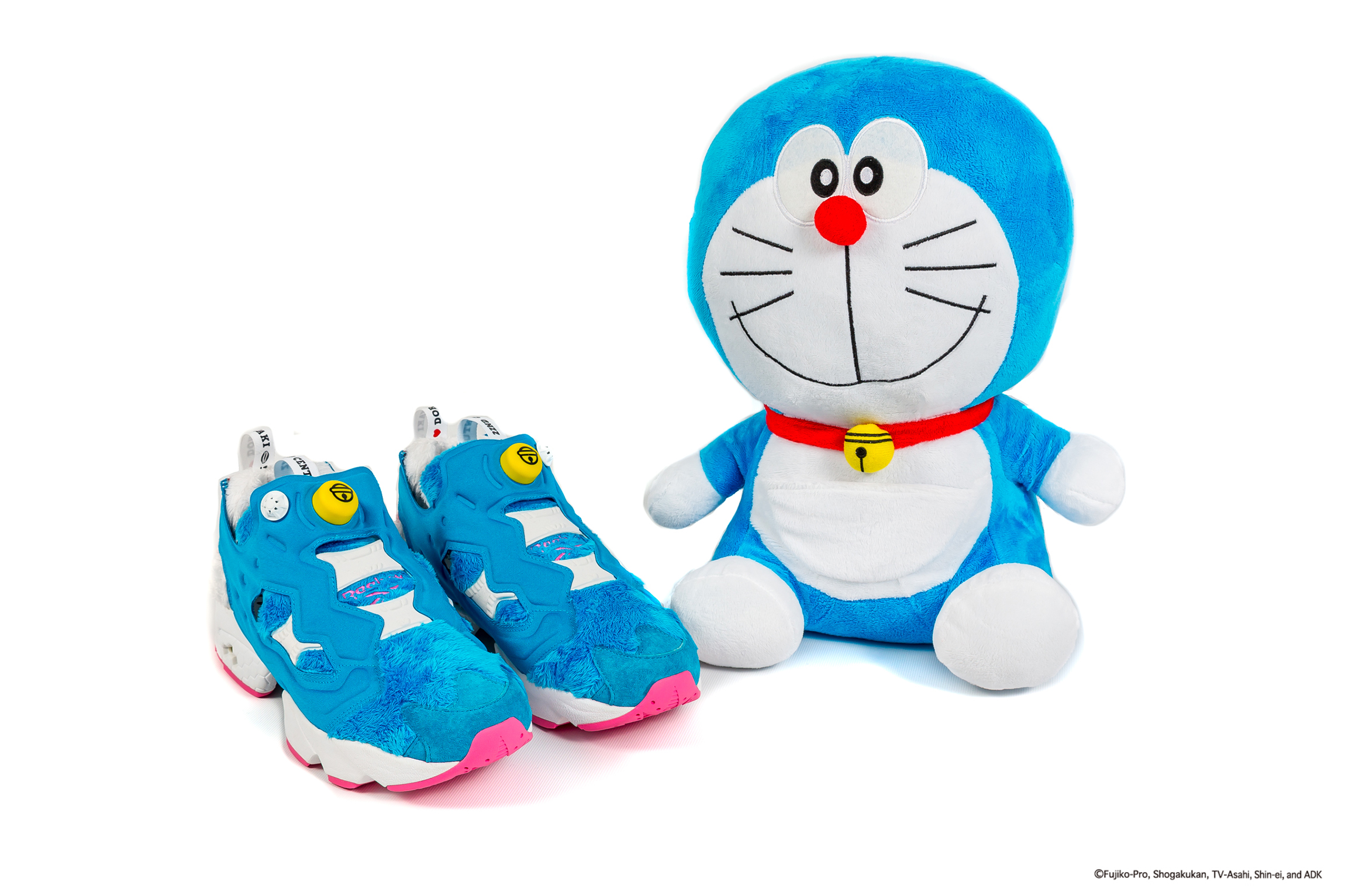 Packer x atmos x Reebok Insta Pump Fury "DORAEMON"