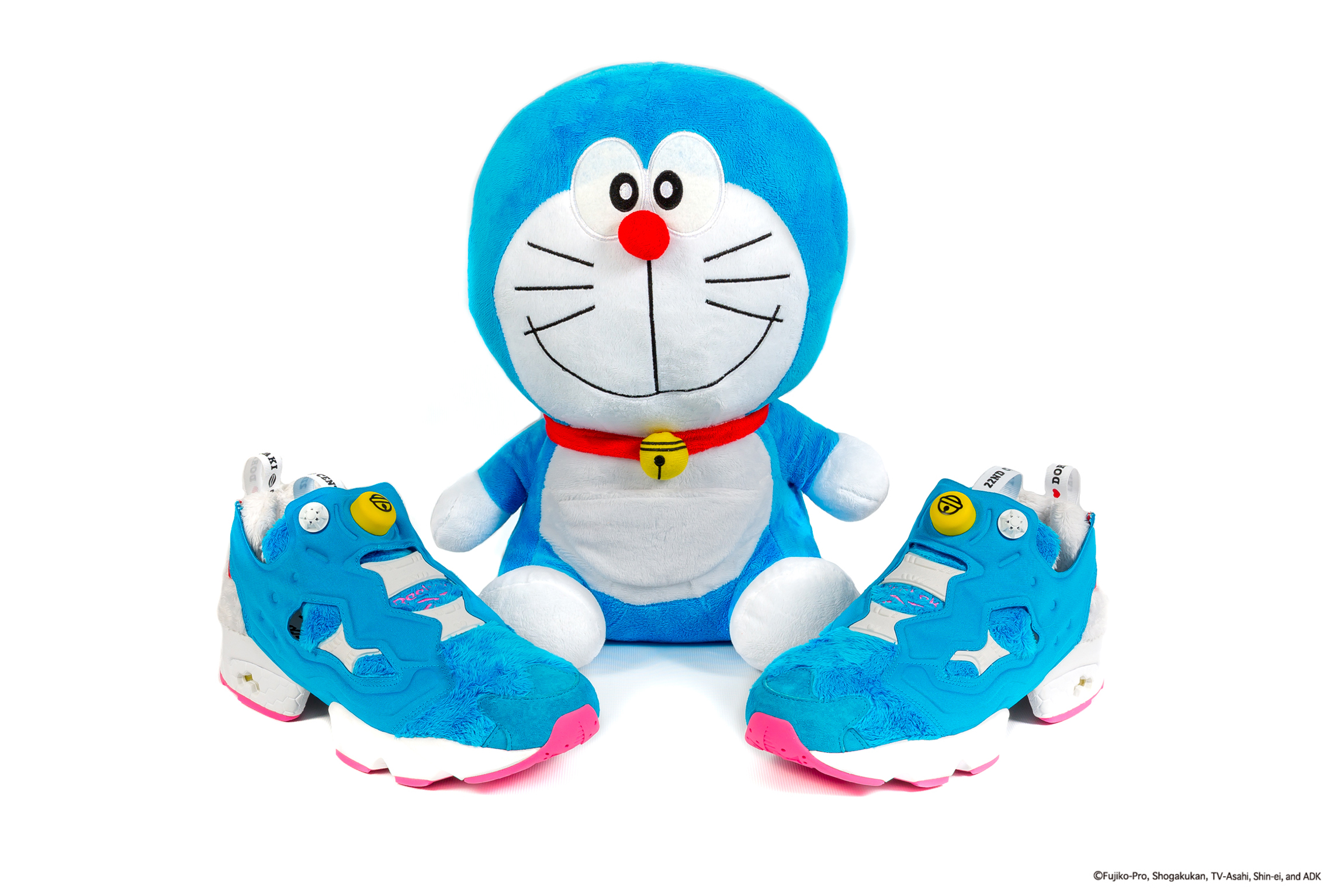 Packer x atmos x Reebok Insta Pump Fury "DORAEMON"