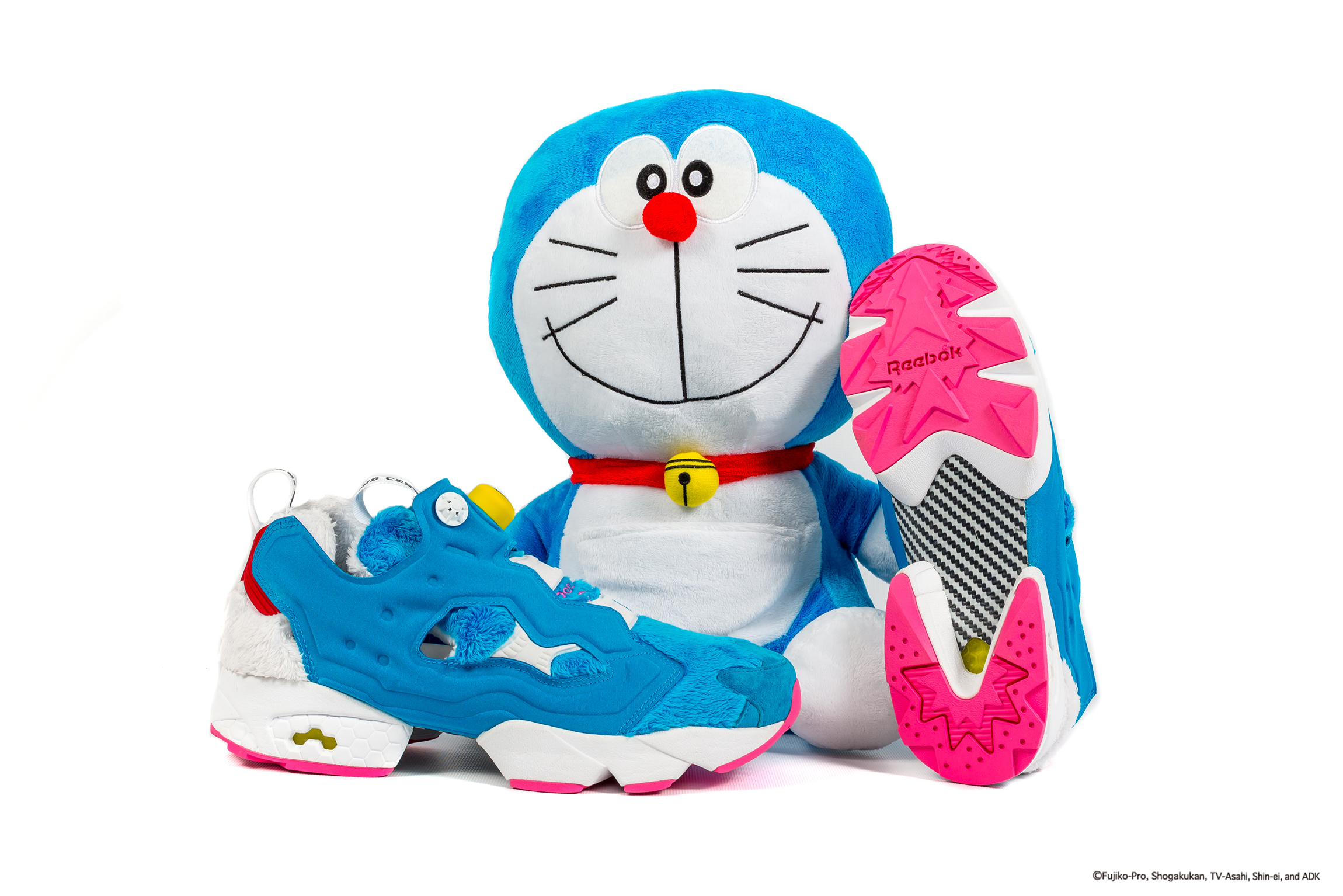 Packer x atmos x Reebok Insta Pump Fury "DORAEMON"