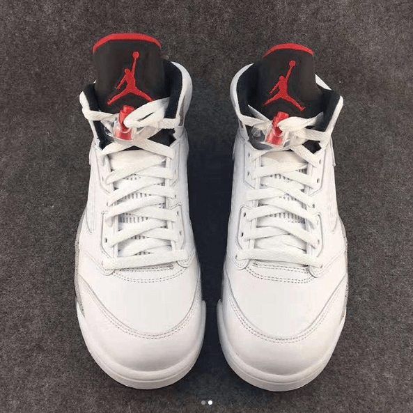 Take a First Look at the Air Jordan 5 White/Cement | Nice Kicks