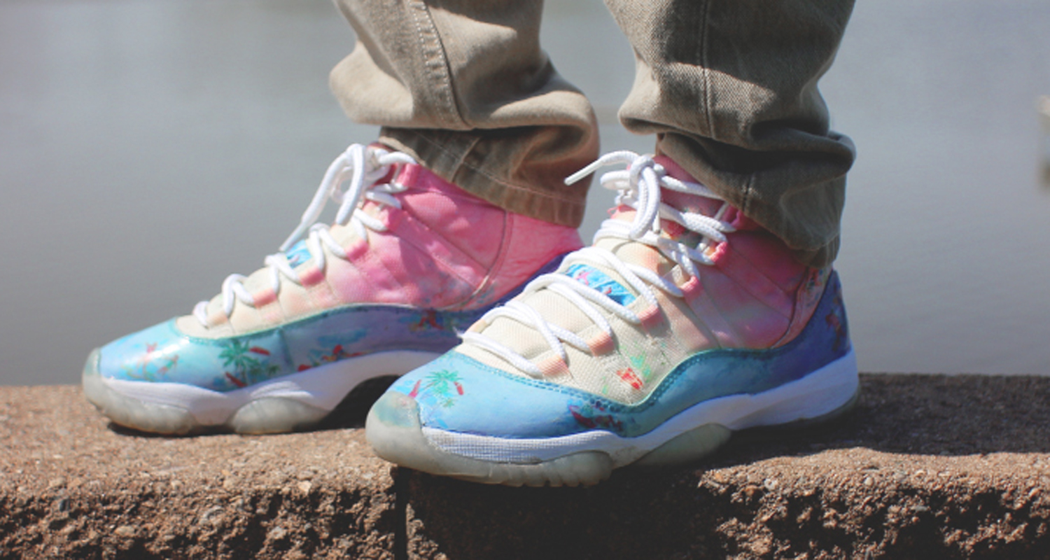 Rocket Boy Nift Goes Wild on Hoverland Jordan 11 Custom