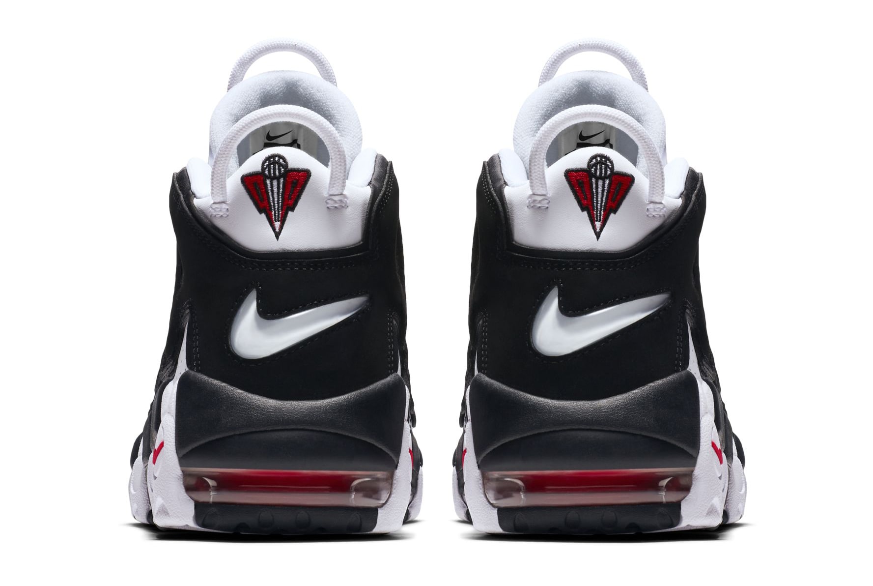 Nike Air More Uptempo White/Black-Red