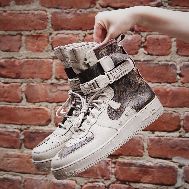 Sneakers Custom 👑 on Instagram: “Nike AF1 Louis Vuitton