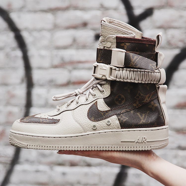 Sneakers Custom 👑 on Instagram: “Nike AF1 Louis Vuitton