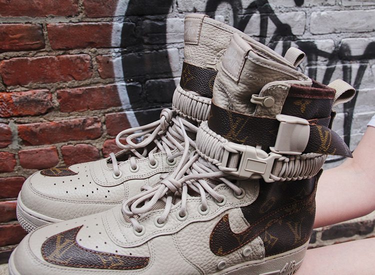 Louis Vuitton Inspiration Takes Over this Nike SF-AF1 Custom