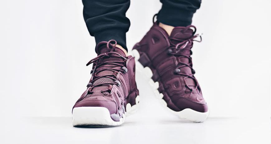 nike uptempo bordeaux