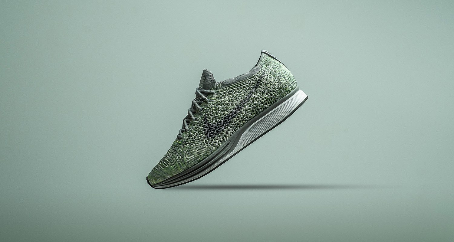 Nike Flyknit Racer "Ghost Green"