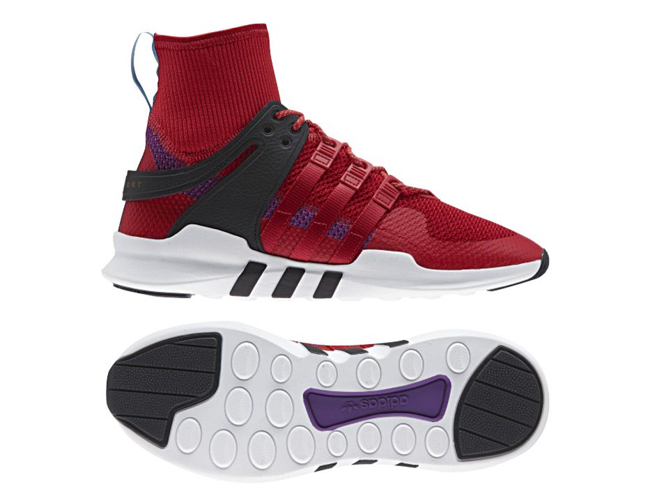 adidas eqt support sock violet