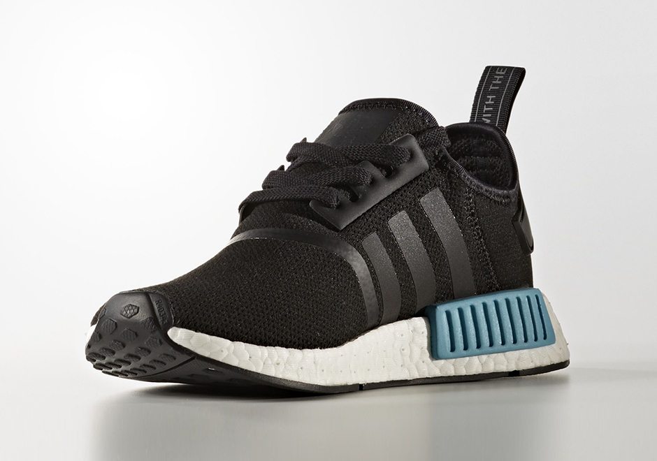 nmd r1 black blue white