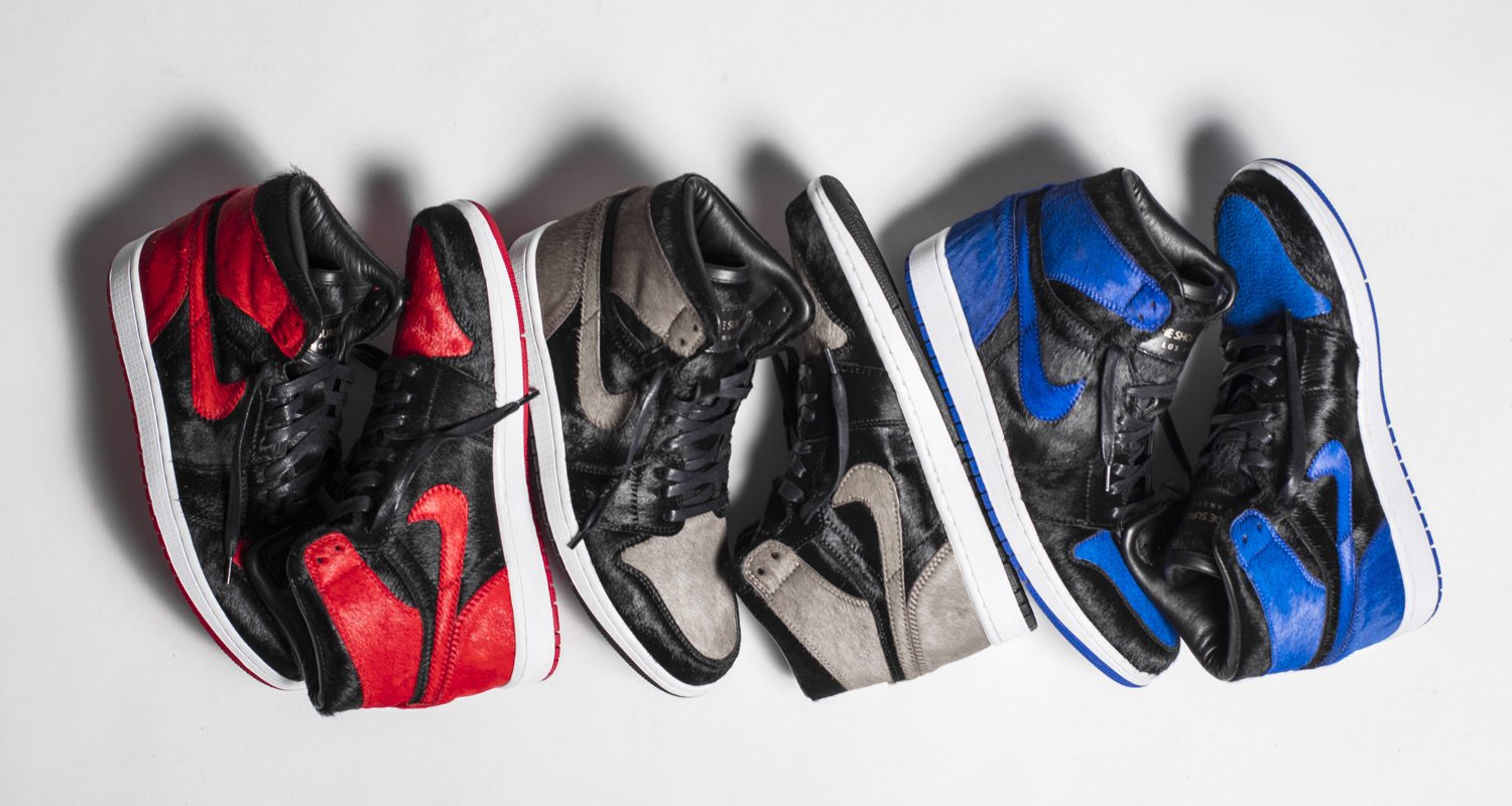 "Pony Hair" Air Jordan 1 Custom Pack