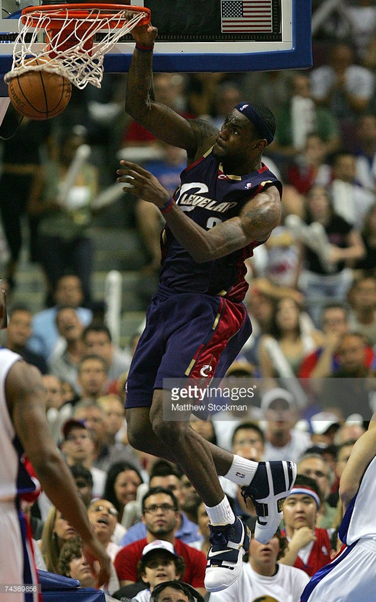 LeBron James in the Nike Zoom Soldier 1