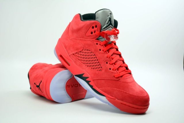 Air Jordan 5 Retro Red Suede