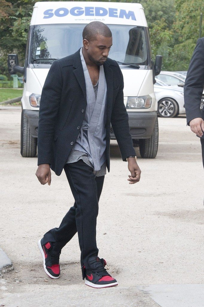 kanye wearing ultra boost