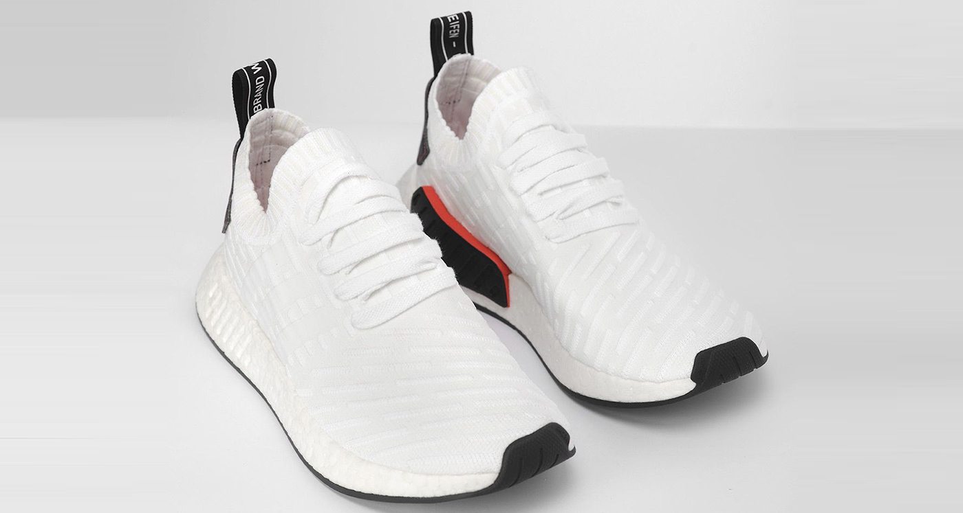 clean white primeknit