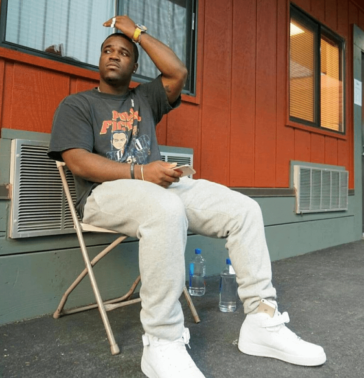 A$AP Ferg in the Nike Air Force 1 Mid
