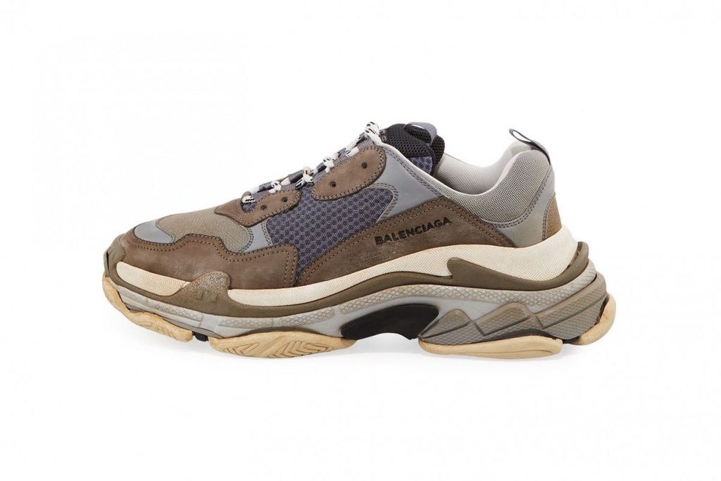 balenciaga trainers browns